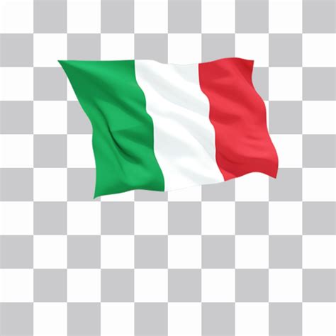 bandiera italiana senza sfondo